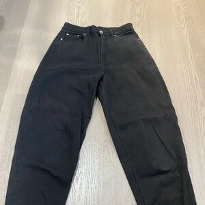 H&M Black Straight Leg Pants